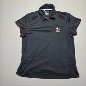 Adidas Canada Polo Shirt ClimaCool Half Zip Athletic Training XL‎